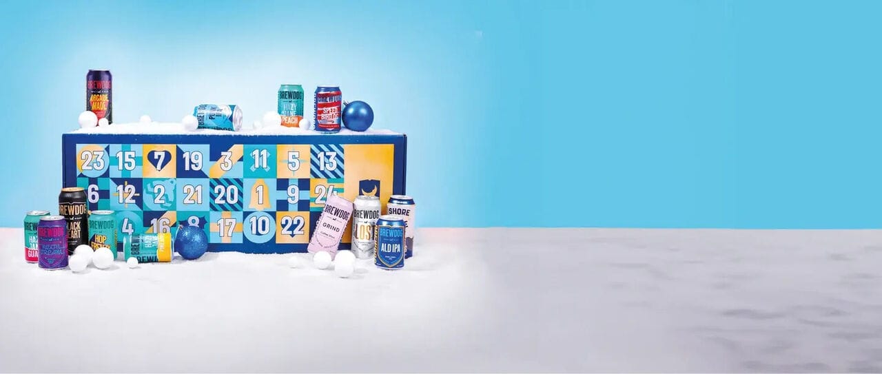 La brasserie écossaise Brewdog revient pour présenter son calendrier de l’Avent 2023
