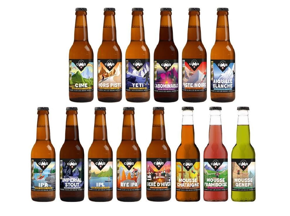 À l’occasion de ses 25 ans, la Brasserie des Cimes change le design de ses étiquettes