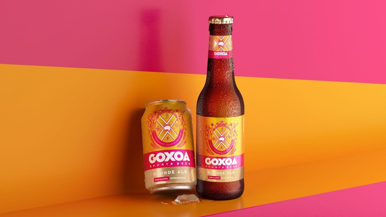 GOXOA, "la bière des sportifs qui veulent garder le rythme"