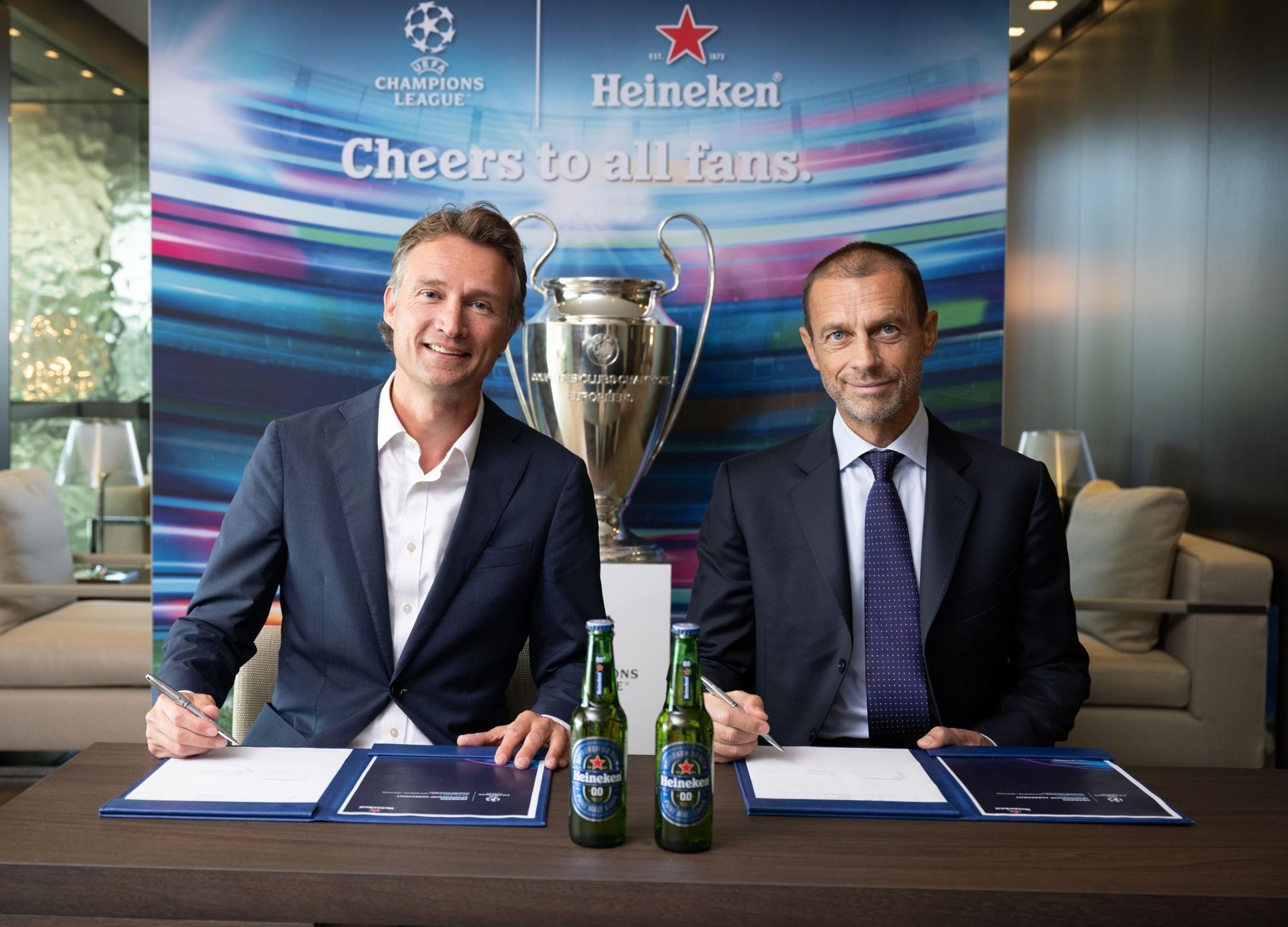 Heineken prolonge son partenariat avec l'UEFA Champions League
