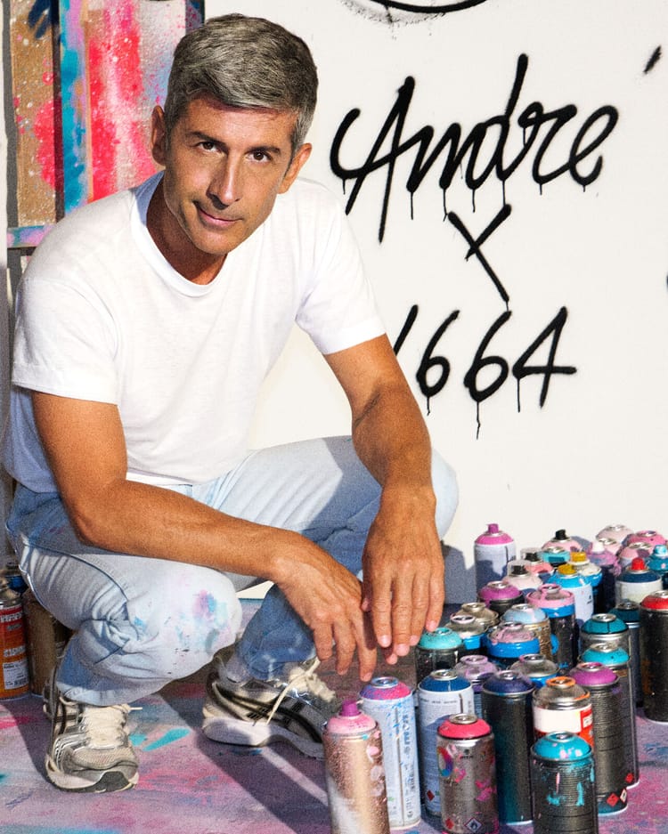 André x 1664 blanc : une canette street et élégante pour l'été